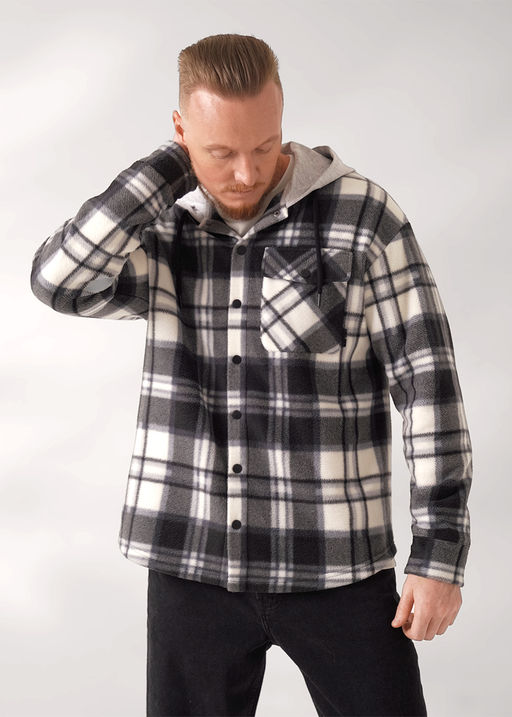 Куртка муж. (ЧЗ) молоч/черн 451961/02лн