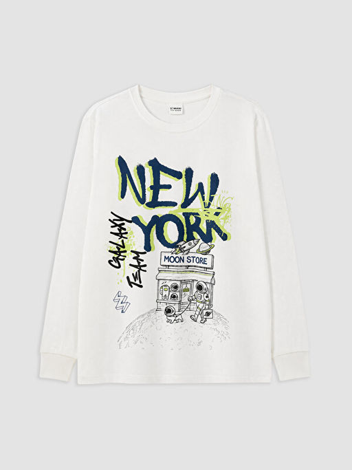 New York Bask?l? Erkek ?ocuk Pijama Tak?m
