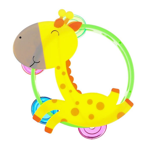 Погремушка - бубен Крошка Я «Жирафик / Лошадка», от 3 мес., виды МИКС