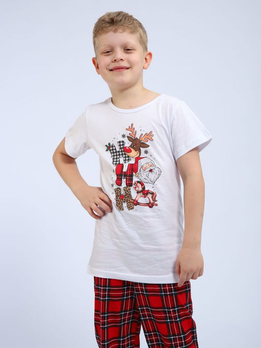 Пижама детская, модель 328, трикотаж (28 размер, Новый год) - Ивановотекстиль фото 10