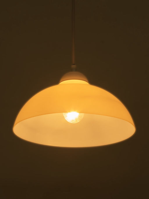 Светильник подвесной «Хоста», 1×15 Вт, Е27, 29×29×13(74) см, белый