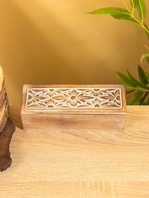 Шкатулка Цветы, 20?7?6 см, МДФ