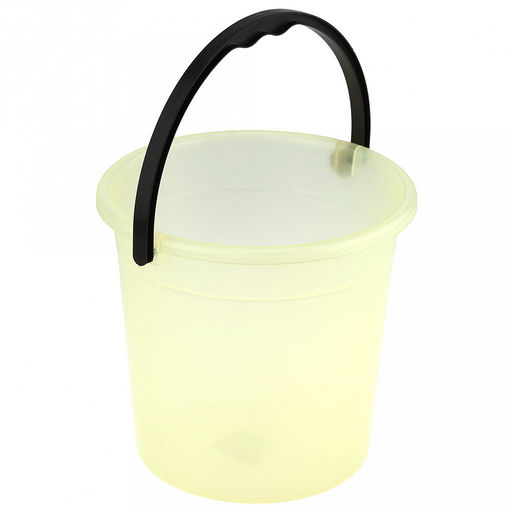 Ведро пластмассовое 3л, д18,5см, h17,5см, пищевое, полипропилен, цветной прозрачный (Россия) - Домашняя мода фото 5