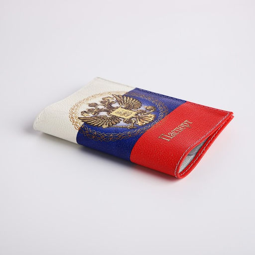 Обложка для паспорта, цвет триколор - Simaland фото 3