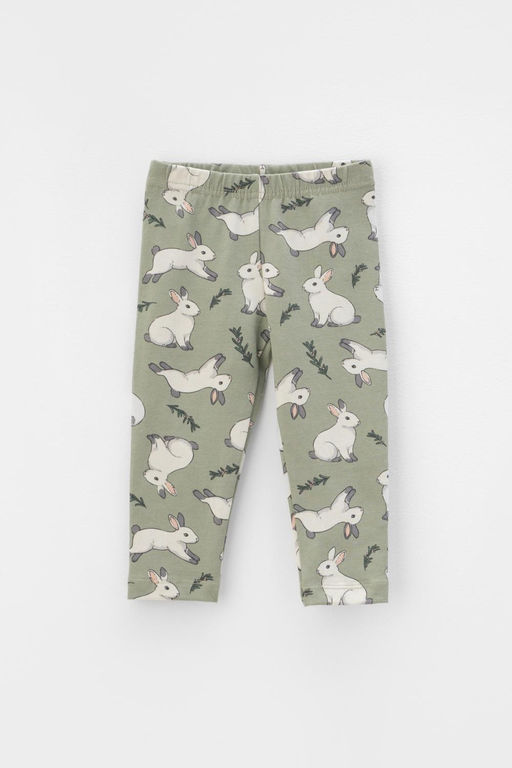 Crockid _ КР 4321/оливковый хаки,нежные зайчики к435 бриджи д/дев яс