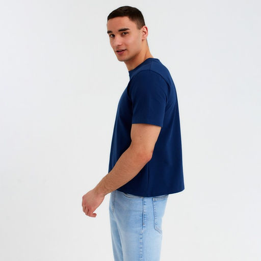 Футболка мужская MINAKU REGULAR FIT: цвет синий, р-р 50