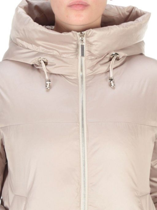 GWD21530P BEIGE Пальто зимнее женское PURELIFE (200 гр. холлофайбер) - Fashion фото 10