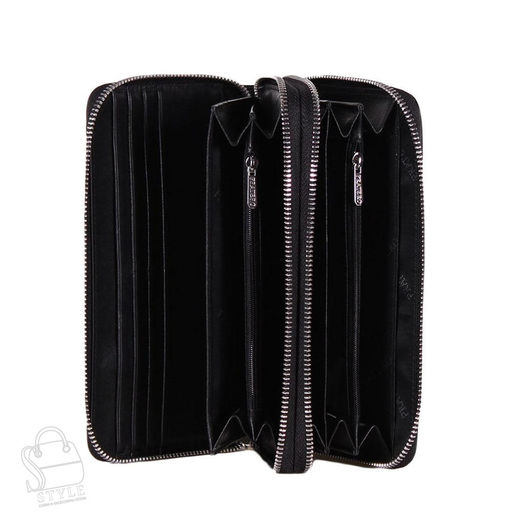 Клатч мужской кожаный 20939 black Pratero