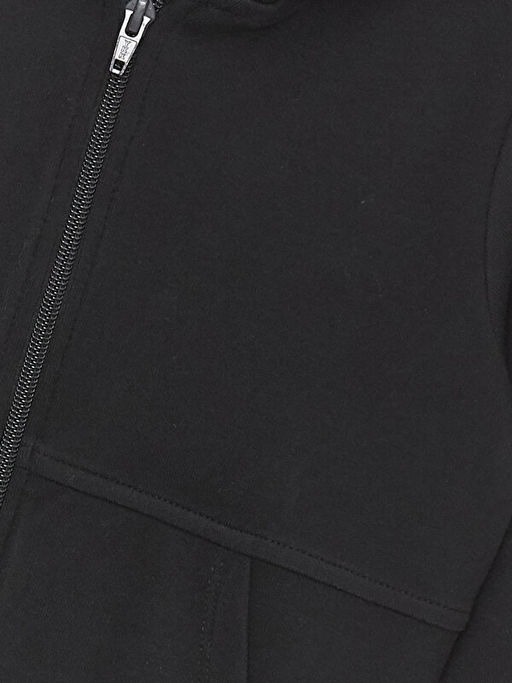 Kap??onlu Uzun Kollu Erkek Bebek Fermuarl? Sweatshirt - Waikiki фото 3