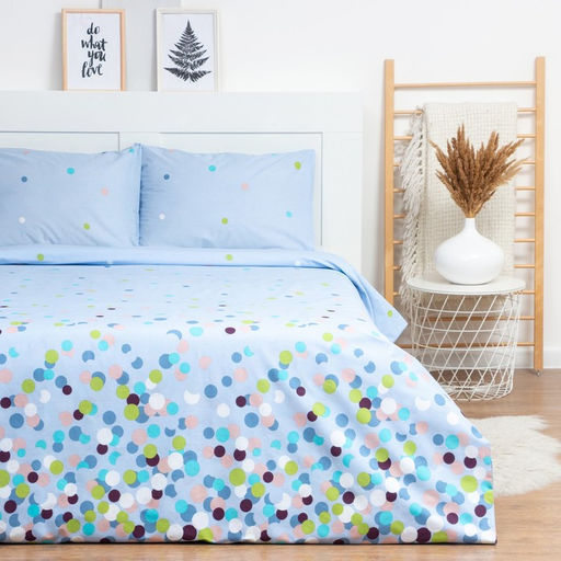 Постельное бельё Евро LoveLife Happy day пододеяльник 200х217 см+наволочка 50х70 см-2шт, поплин, 125 г/м