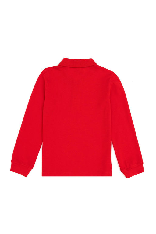 Красный базовый свитшот для мальчика - U.s. polo assn фото 2