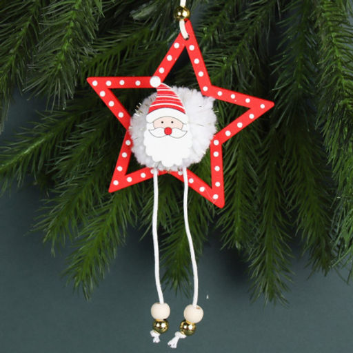 Новогоднее украшение 10,5*17 см / HP-96113 /уп 24/480/ микс (Дед Мороз ) - Галеонтрейд фото 2