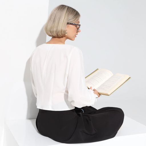 Блуза Стильный диалог (вайт) - Charutti фото 5