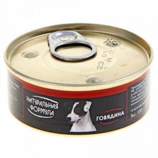 Натур. Формула д/соб. ж/б 100 г. Говядина 4607048072424