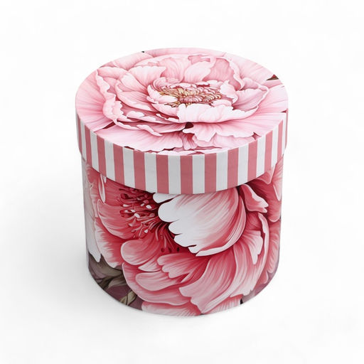 Набор шляпных коробок для цветов 5 в 1, упаковка подарочная, Бутон, 16?14 см - 22?19.5 см