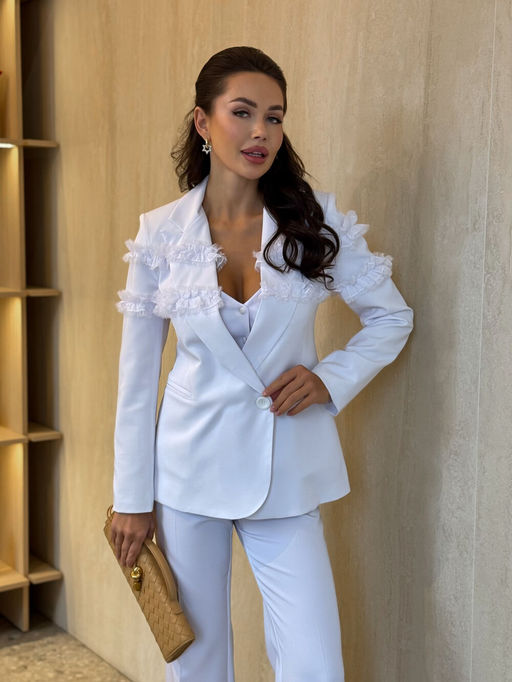 Костюм AURA 9272-164 белый