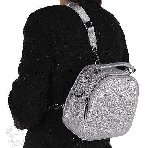 Рюкзак женский 8166CD silver Alex&Mia в Новосибирске