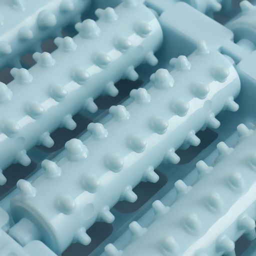 Массажёр «Барабаны», 26×22×5 см, 5 рядов, голубой