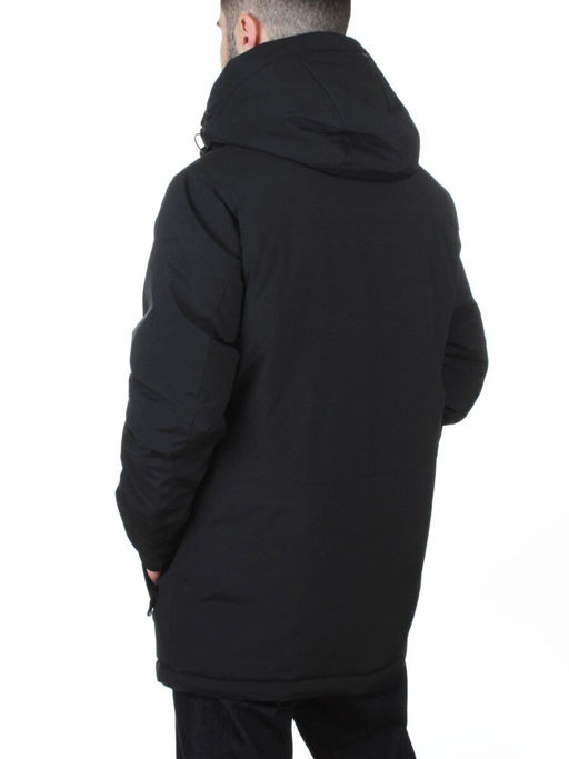 6963 BLACK Куртка мужская зимняя (200 гр. био-пух)