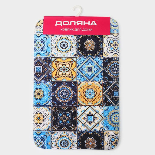 Коврик для ванной и туалета Доляна Богемия, мозаика, 4060 см  фото 5