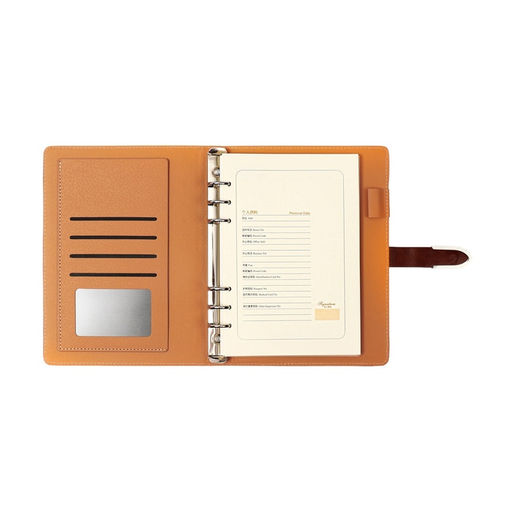 Органайзер на кольцах А5, 90 листов в линейку, с хлястиком, МИКС - Calligrata фото 26