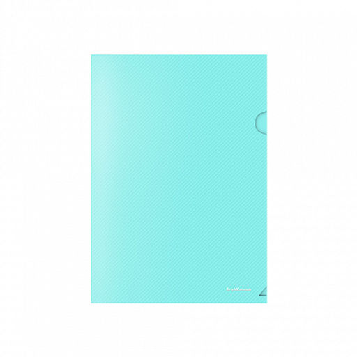 Цена за 12 шт. Папка-уголок пластиковая ErichKrause Diagonal Pastel, A4, непрозрачный, ассорти (в пакете по 12 шт.)  фото 5