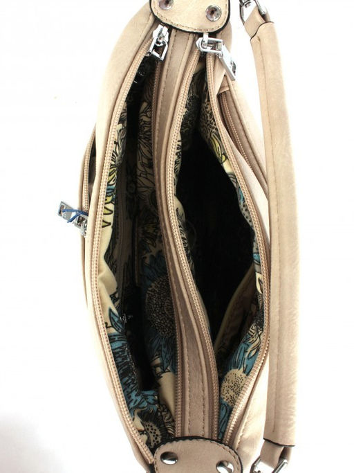 Сумка женская искусственная кожа VSH-V-0247, 2отд, плечевой ремень, бежевый SALE 264513 - Adelia фото 7