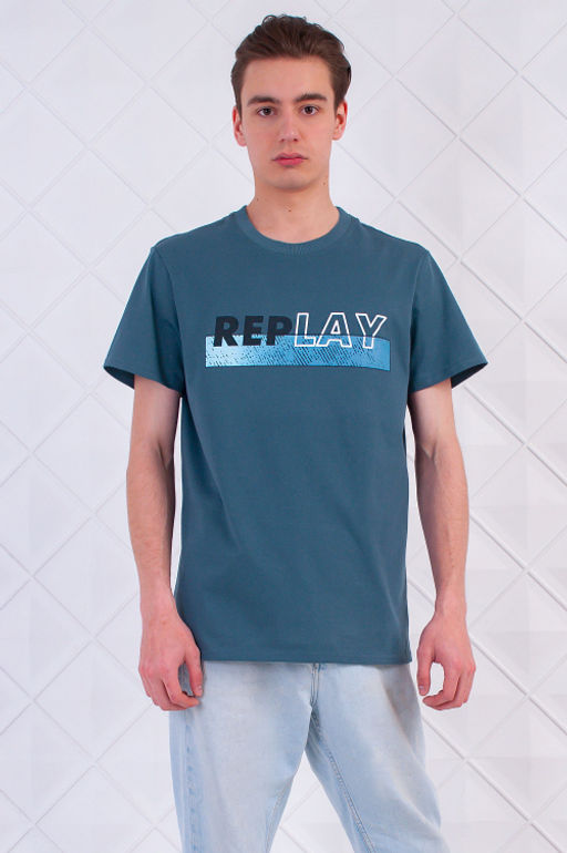 Арт. 61121 Футболка мужская 48-58 (6 шт) Цвет:изумруд