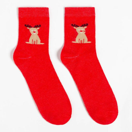 Новогодний подарочный набор KAFTAN Happy Year, носки р-р 36-39 (23-25 см), маска  фото 15