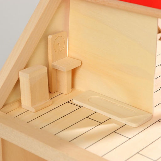 Домик кукольный с мебелью, 4 фигурки, 39 элементов