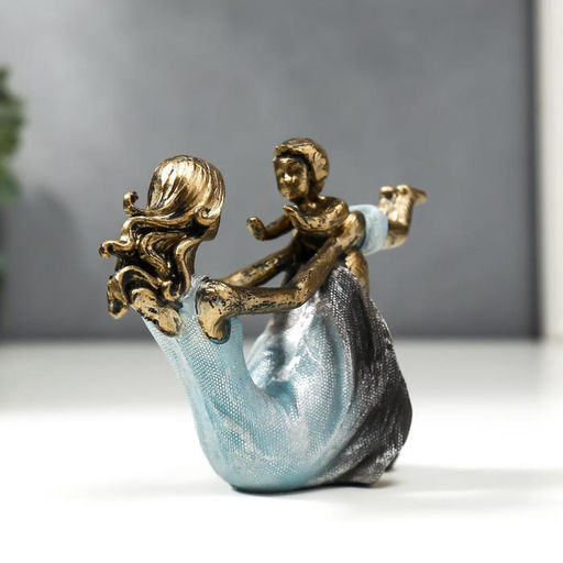 Цена за 2 шт. Фигурка полистоун «Мама с сыном», 9.5×6.5×17 см
