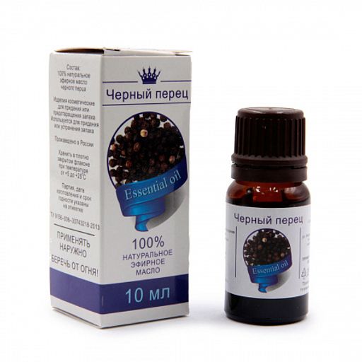 Эфирное масло ЧЕРНЫЙ ПЕРЕЦ Планета Ароматов 10мл Энергия, удача, богатство