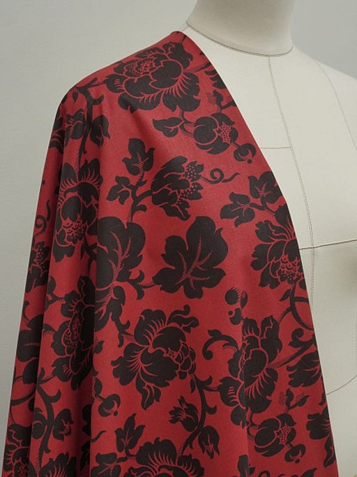 Перкаль Бажена цв.красный, ш.1.5м, хлопок-100%, 120гр/м.кв - Купава фото 2