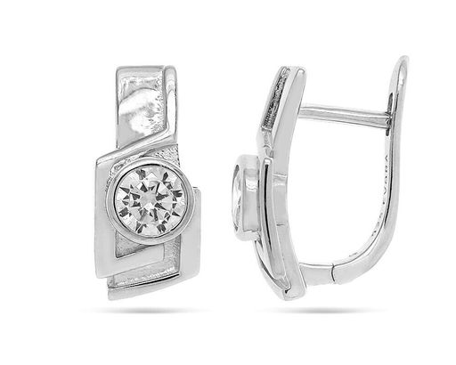 Серьги, куб.циркон., МЦВА359