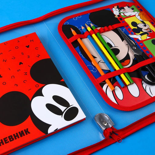 Папка пластиковая А4, на молнии, Микки Маус - Disney фото 2