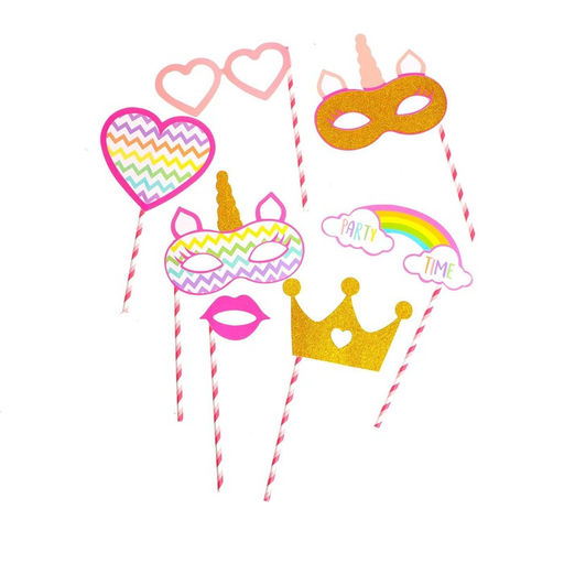 Карнавальный набор для фотосессии Единорог, 12 предметов - Simaland фото 3