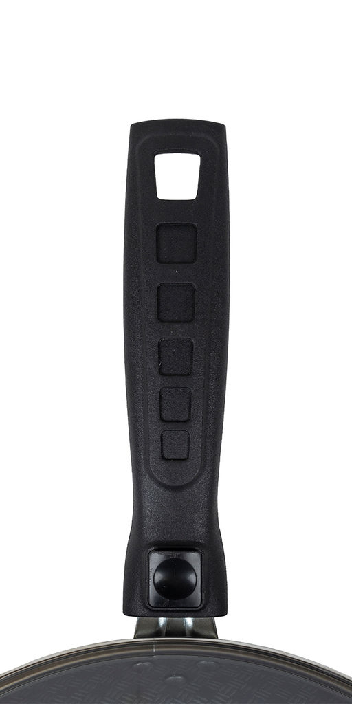 Сковорода 220мм, 1 ручка, стеклянная крышка Кружево - Калитва фото 5