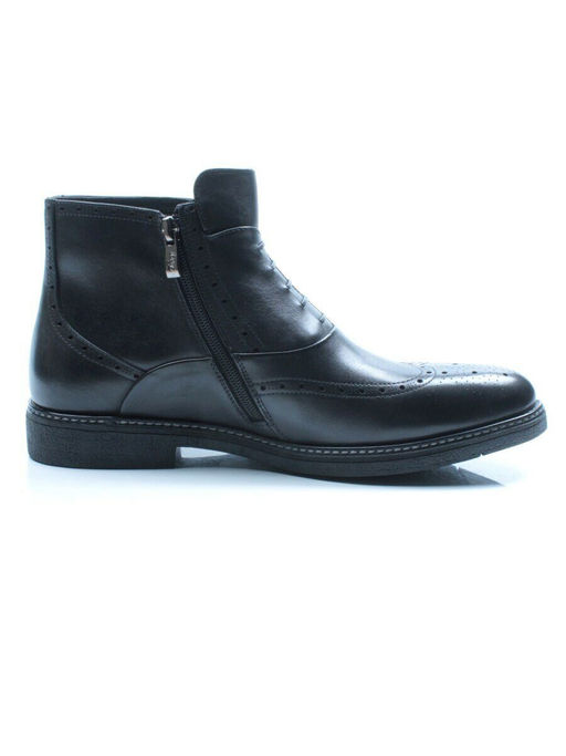 01-H9029-D25-SW3 BLACK Ботинки демисезонные мужские (натуральная кожа) размер 6UK - 40