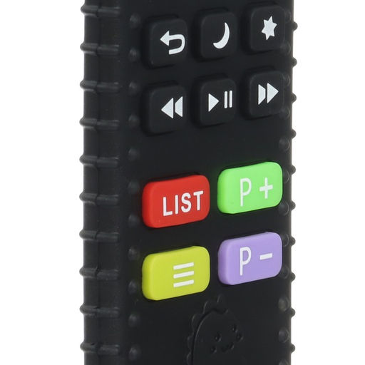 Прорезыватель для зубов «Пульт от телевизора», силикон, черный, 16 см