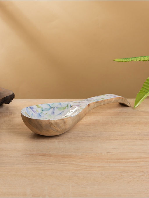 Подставка под ложку Оттенки сирени, 25.593.8 см, дерево манго - Simaland фото 2