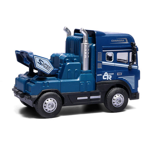 Машина "Трейлер" 1:24 (свет,звук) в коробке