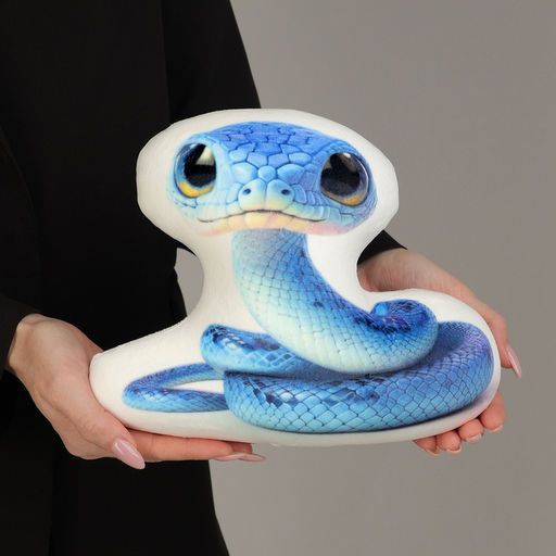 Антистресс игрушка Змея синяя - Mni mnu фото 2