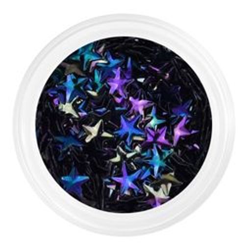 Камифубуки К127 "Звездочки 3D" бронза голография