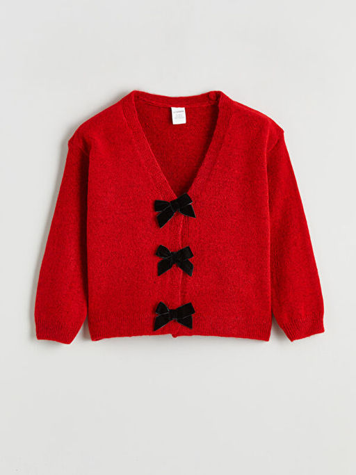 V Yaka K?z ?ocuk Triko H?rka