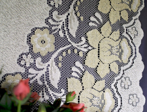 Скатерть арт. 244080/150/3, прямоугольная, размеры 150 см х 220 см, цвет кремово-золотистый - Firanka фото 3