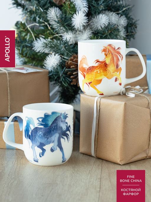 Кружка APOLLO genio Stallone Basalto 600 мл оранжевый  фото 3