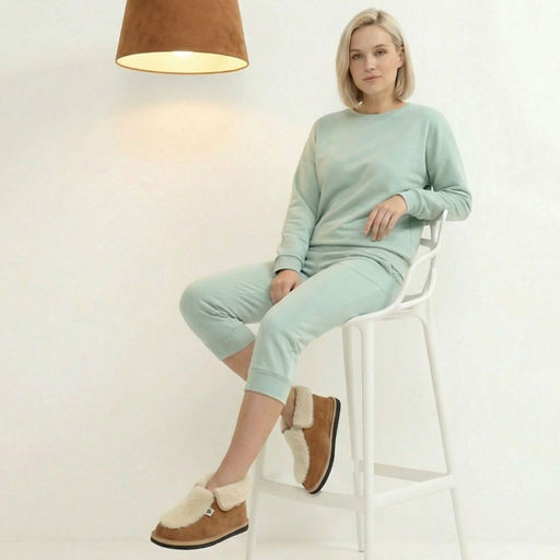 Тапочки-мокасины арт. М16/02-01 Замша - Altro фото 3