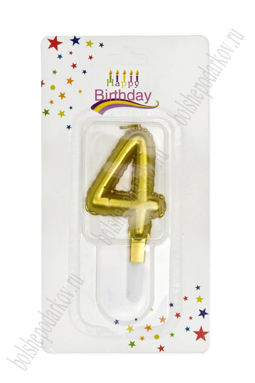 Свечи праздничные "4" (SF-7831) №51