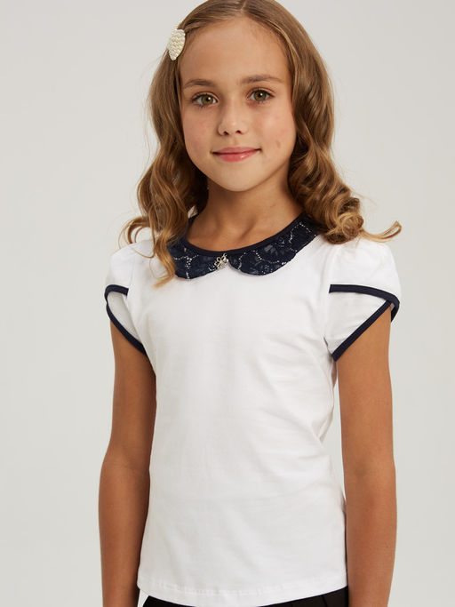 Блузка белый 202230609 - Nota bene фото 6