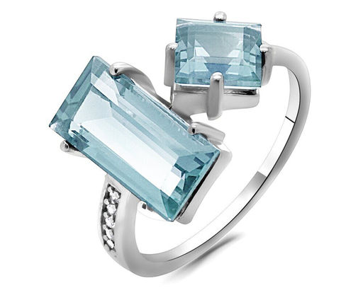 Кольцо из серебра топаз, Креатив